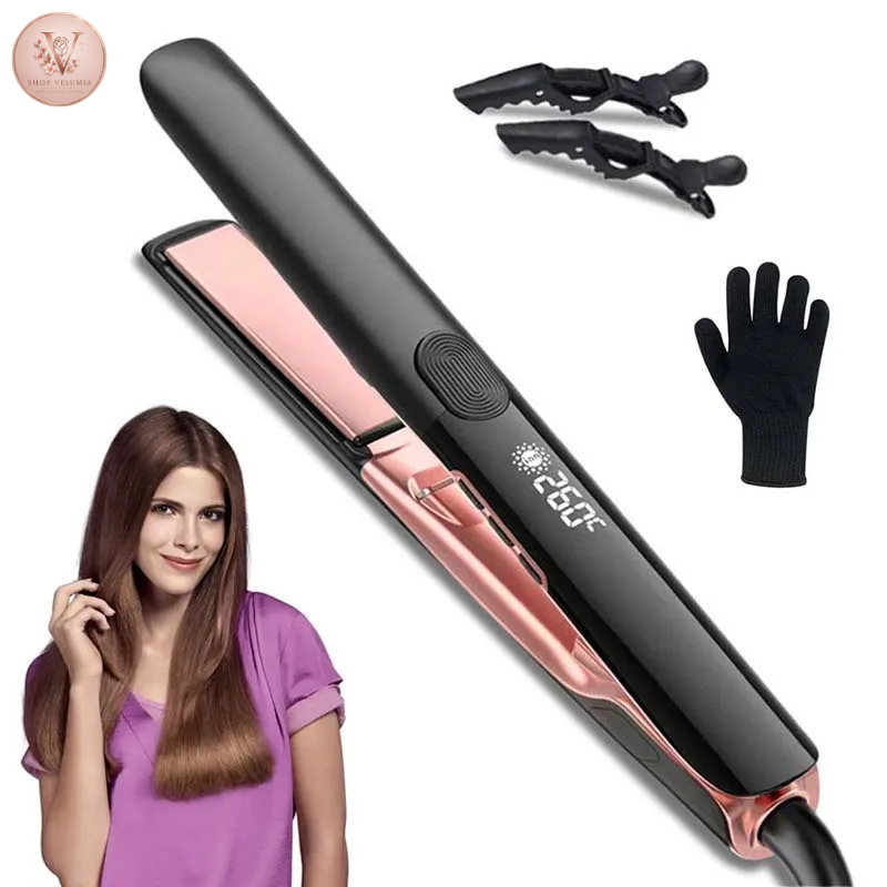 Professional Ceramic Negative Ion Hair Straightener — Velumia