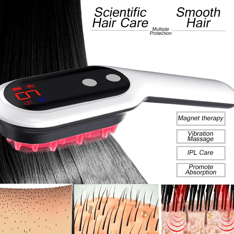Peigne Masseur Laser Croissance Cheveux - SHOP VELUMIA