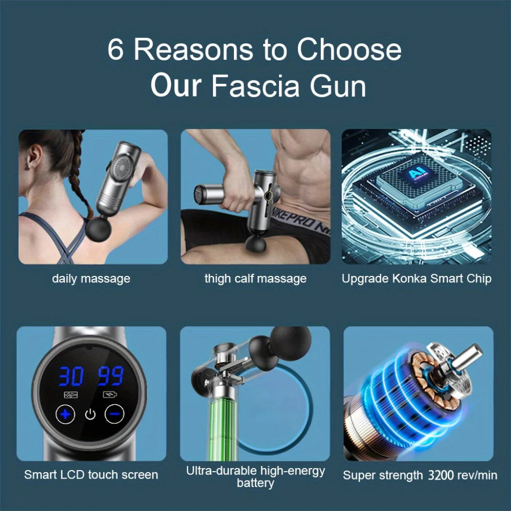Pistolet de Massage Électrique 99 Vitesses - SHOP VELUMIA