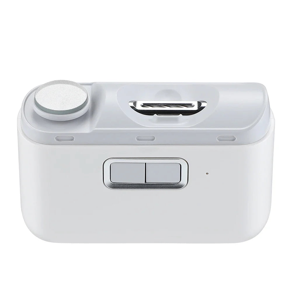 Coupe-Ongles Électrique 2-en-1 Rechargeable - Lime et Meuleuse LED 2 Vitesses Bébé Adulte - SHOP VELUMIA