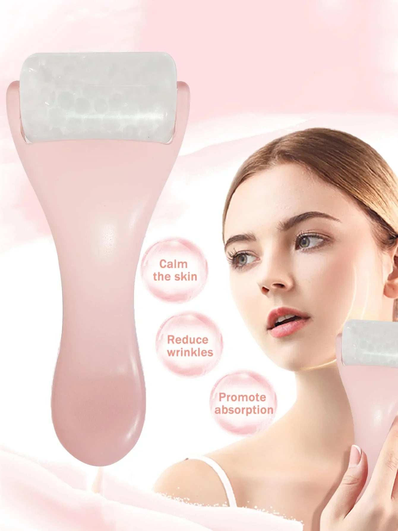 Rouleau de Massage Facial Glacé - Lifting Anti-Rides Raffermissant Visage Corps - SHOP VELUMIA