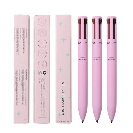 Crayon Maquillage 4-en-1 Multifonction - Eyeliner Sourcils Contour Lèvres Waterproof - SHOP VELUMIA