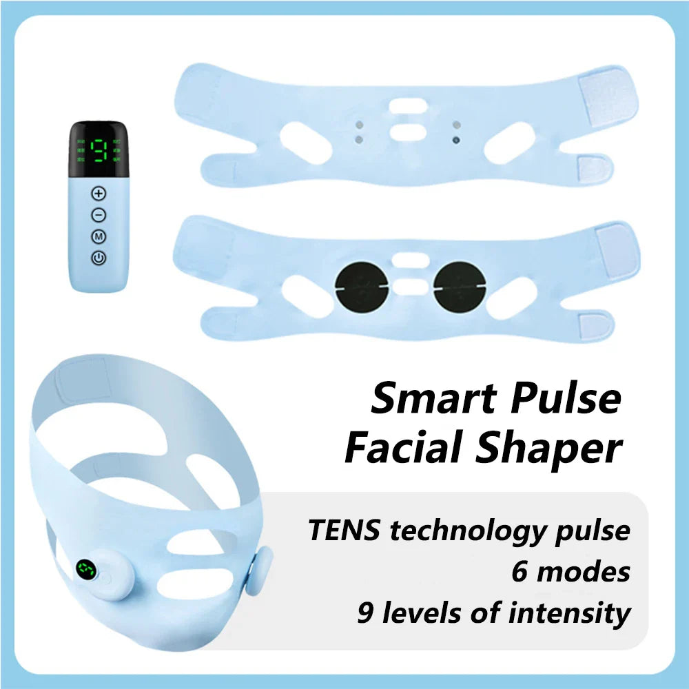 Appareil de Massage Facial V Face EMS - Lifting et Sculptant Anti-Double Menton - SHOP VELUMIA