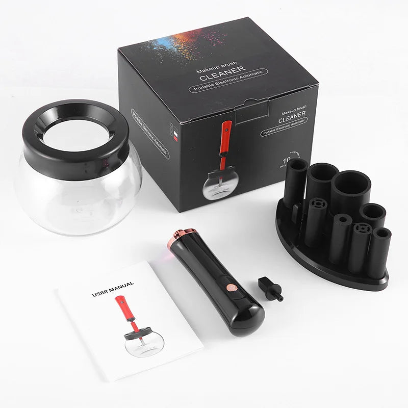 Nettoyeur de Pinceaux Maquillage Électrique - Lavage et Séchage Rapide - SHOP VELUMIA