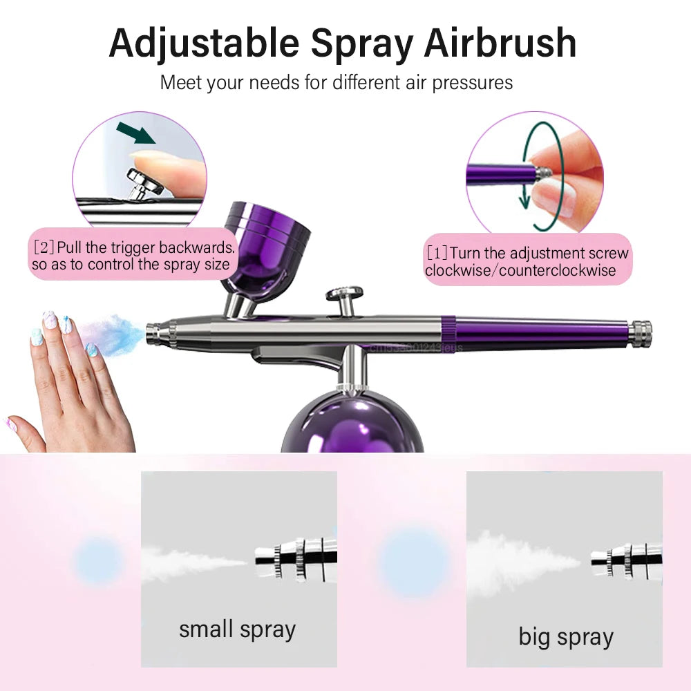 Aérographe Nail Art Sans Fil 0,3mm - SHOP VELUMIA