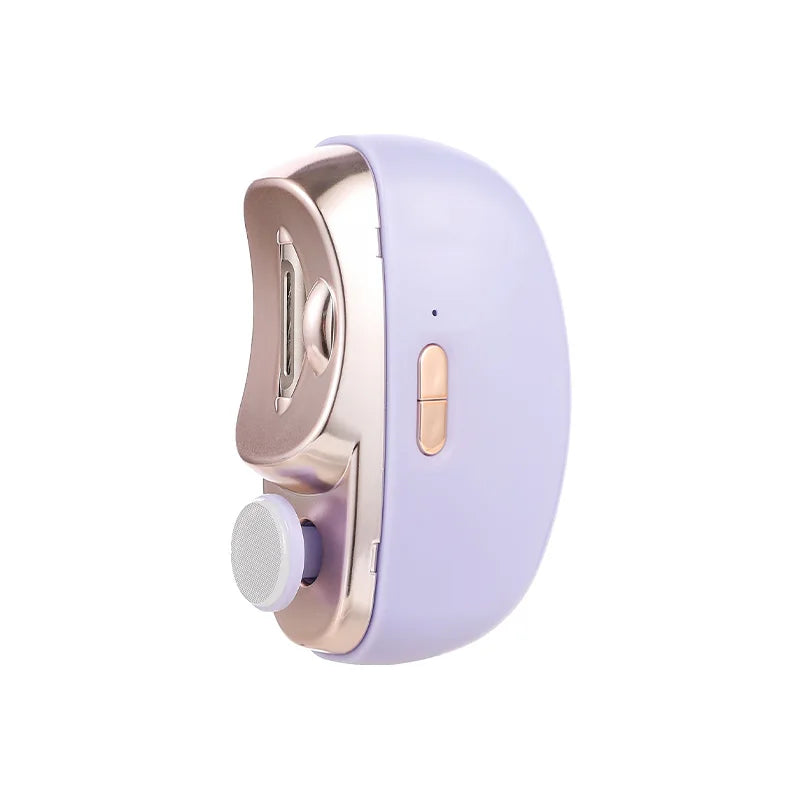 Coupe-Ongles Électrique 2-en-1 Rechargeable - Lime et Meuleuse LED 2 Vitesses Bébé Adulte - SHOP VELUMIA