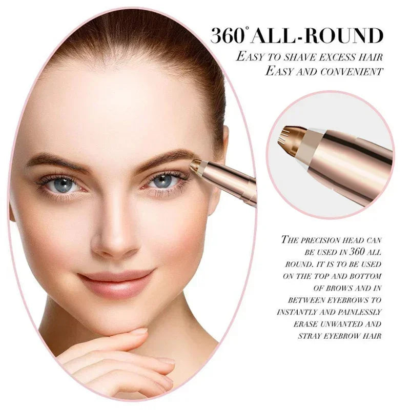 Tondeuse à Sourcils Électrique USB - Épilateur Indolore Précision Parfaite - SHOP VELUMIA