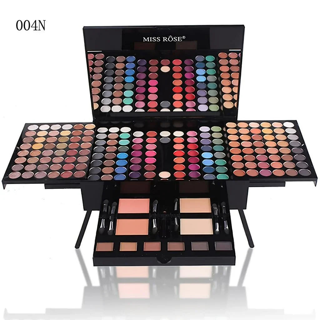 Palette Maquillage 180 Couleurs - Coffret Complet Fard à Paupières, Blush et Poudre avec Pinceaux - SHOP VELUMIA