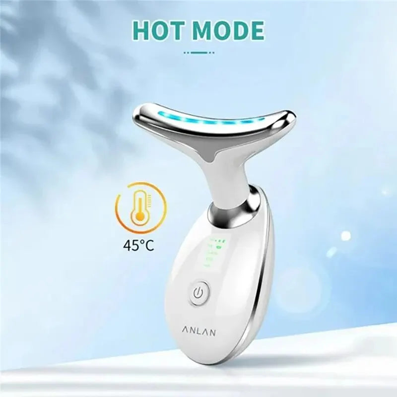 Masseur de Cou LED - Appareil Lifting Visage 3 Modes Raffermissant Anti-Rides - SHOP VELUMIA