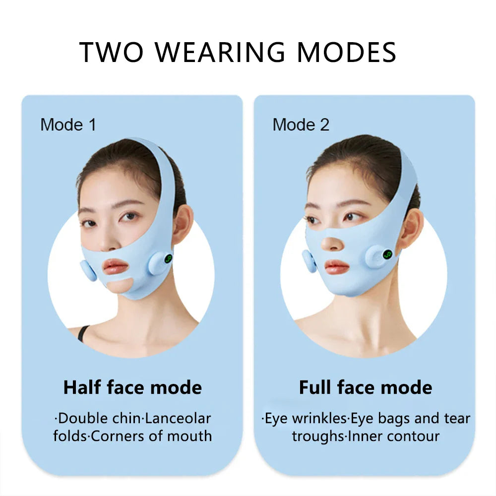 Appareil de Massage Facial V Face EMS - Lifting et Sculptant Anti-Double Menton - SHOP VELUMIA