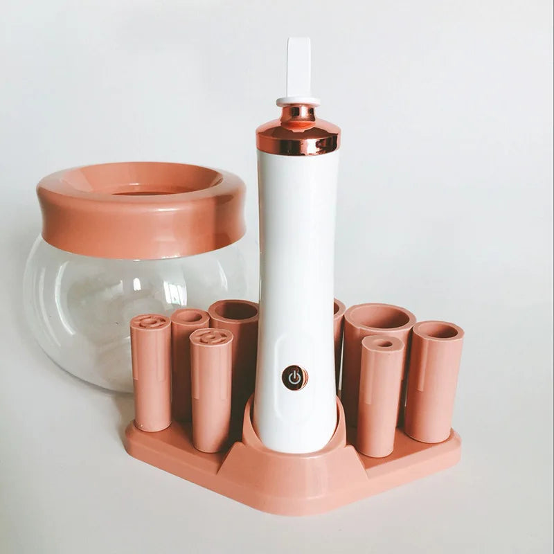 Nettoyeur de Pinceaux Maquillage Électrique - Lavage et Séchage Rapide - SHOP VELUMIA