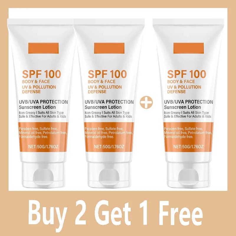 Crème Solaire SPF 100+ Visage & Corps – Velumia