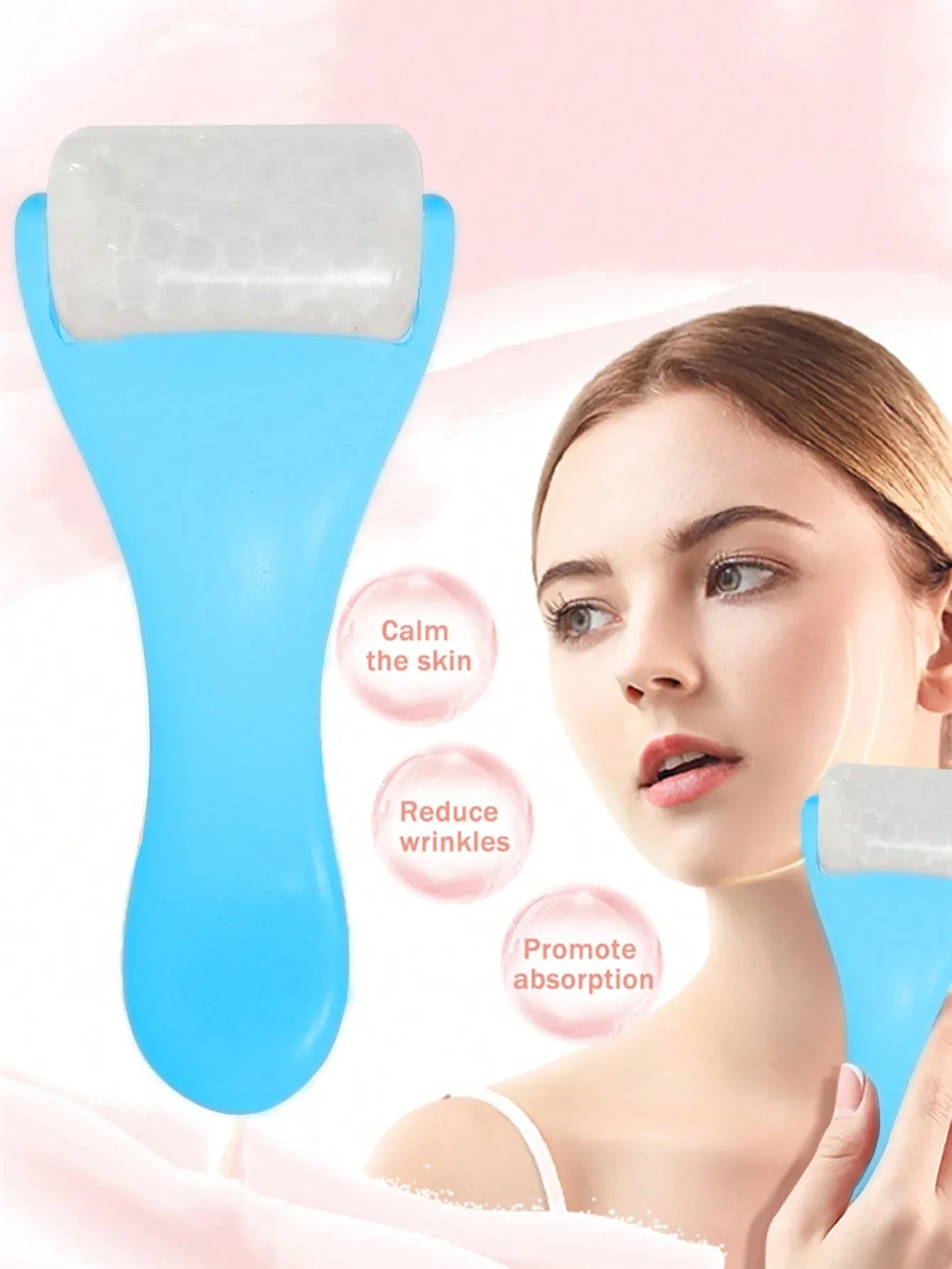 Rouleau de Massage Facial Glacé - Lifting Anti-Rides Raffermissant Visage Corps - SHOP VELUMIA