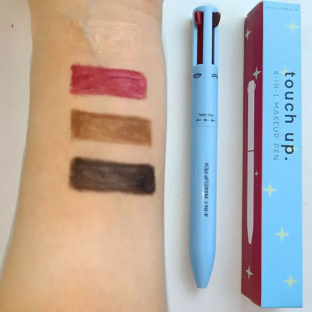 Crayon Maquillage 4-en-1 Multifonction - Eyeliner Sourcils Contour Lèvres Waterproof - SHOP VELUMIA