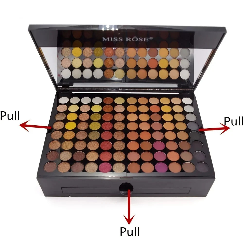 Palette Maquillage 180 Couleurs - Coffret Complet Fard à Paupières, Blush et Poudre avec Pinceaux - SHOP VELUMIA