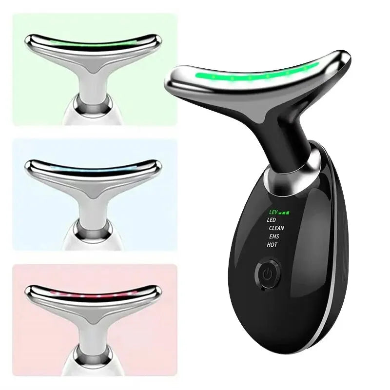 Masseur de Cou LED - Appareil Lifting Visage 3 Modes Raffermissant Anti-Rides - SHOP VELUMIA