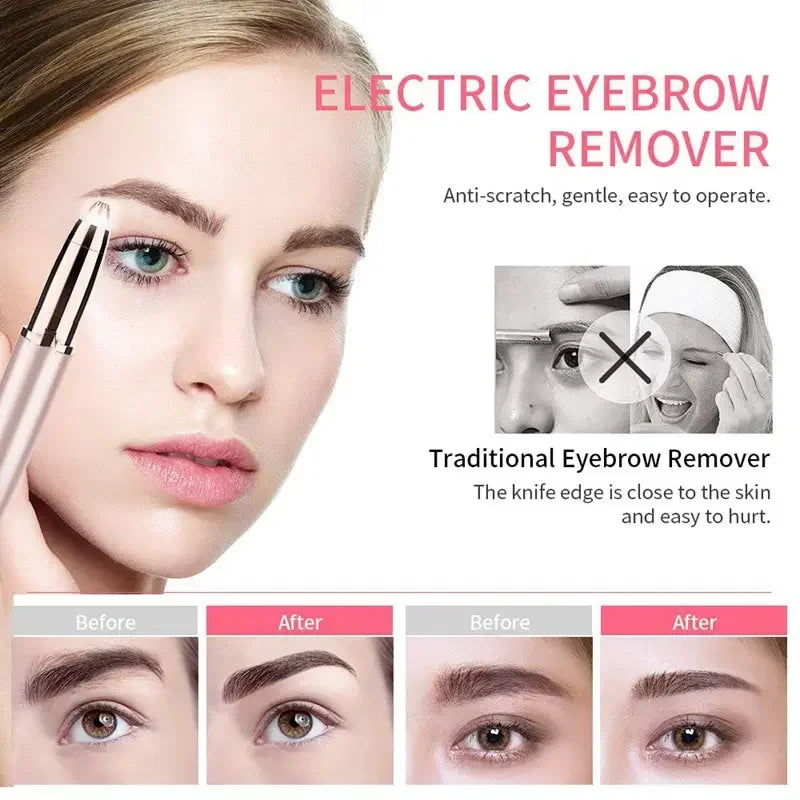 Tondeuse à Sourcils Électrique USB - Épilateur Indolore Précision Parfaite - SHOP VELUMIA